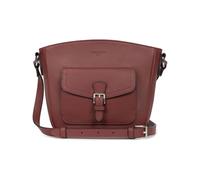 Hexagona - Borsa in pelle - Tracolla regolabile - da donna - Collezione Mirabelle, bordeaux, Taglia unica