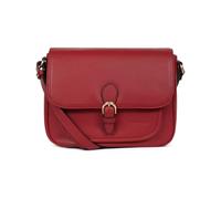 Hexagona - Borsa in pelle - Tracolla regolabile - da donna - Collezione Taima, rosso scuro, Taglia unica