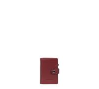Hexagona - Custodia porta carte - compatibile con carte di credito - da donna - Collezione Soft, rosso, Classico