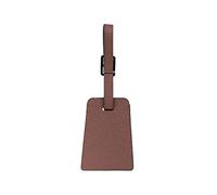 HEXAGONA DANDY-Hexagona Paris-Etichetta bagaglio-da Uomo-Collezione DANDY-Marrone-in pelle di vacchetta grana premium-Si porta senza-Astucci-Porta etichetta Donna, L:6,5 x h:17,5 x P:0,5 cm -
