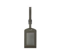Hexagona ENCORE - Hexagona Paris - Etichetta bagaglio - da Uomo - Collezione ENCORE - Oliva - in pelle di vacchetta grana bufalo - - Portafoglio - Compatibile con Carta di Credito Uomo, Olive, 5 cm -