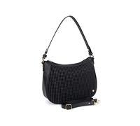 Hexagona Paris Donna-Collezione ECLATS-Nera-in Sintetico Spalla-Cartella-Satchel Tracolla-Borsa Messenger, Nero, L : 30,5 x h : 22,5 x P : 9 cm