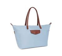 Hexagona POP-Hexagona Paris-Borsa a spalla-da Donna-Tortora-in Nylon-Borsa a spalla-Borsa a mano da donna-Borsa a tracolla-Borsa piccola-Borsa a tracolla Donna, taupe, L:38 x h:22 x P:11 cm -