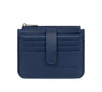 Hexagona - Porta carte a 1 punta, compatibile con carte di credito - da donna - Collezione Comfort, blu, Classico