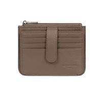 Hexagona - Porta carte con 1 aletta compatibile con carte di credito - Donna - Collezione Confort, corteccia, Classico