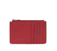 Hexagona - Porta carte di credito - per le donne - Collezione Confort, rosso scuro, Classico