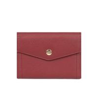 Hexagona - Portafoglio 1 pannello Stop RFID - Compatibile con carte di credito, CNI e permesso di guida - da donna - Collezione Luna, Carminio, Classico