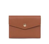 Hexagona - Portafoglio 1 pannello Stop RFID - Compatibile con carte di credito, CNI e permesso di guida - da donna - Collezione Luna, caramello, Classico