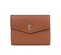 Hexagona - Portafoglio 1 pannello Stop RFID - Compatibile con carte di credito, CNI e permesso di guida - da donna - Collezione Luna, caramello, Classico