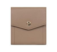 Hexagona - Portafoglio 2 persiane Stop RFID - Compatibile con carte di credito - da donna - Collezione Luna, Beige, Classico