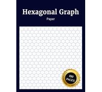 Hexagonal Graph Paper: Hexagonal Graph Paper Notebook for Drawing Organic Chemistry Structures 1/4 Inch Side Hexagons