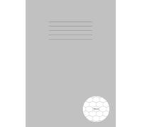 Hexagonal Graph Paper Notebook A4: Organic Chemistry Exercise Book with 10mm (1 cm) Hexagon (Hex) Grids for Drawing Chemical Bonding Structures | 100 ... Science Students, etc. - Grey Cover