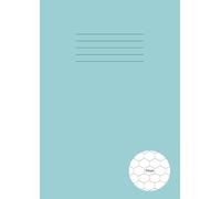 Hexagonal Graph Paper Notebook A4: Organic Chemistry Exercise Book with 7mm (0.7 cm) Hexagon (Hex) Grids for Drawing Chemical Bonding Structures | 100 ... Chem, Science Students, etc. - Blue Cover