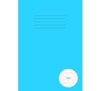 Hexagonal Graph Paper Notebook A4: Organic Chemistry Exercise Book with 7mm (0.7 cm) Hexagon (Hex) Grids for Drawing Chemical Bonding Structures | 100 ... Science Students, etc. - Blue Cover