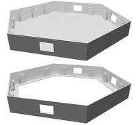 Hexagonal LED Panel Compatible with Nanoleaf - DIY Smart Light Tiles with Clips