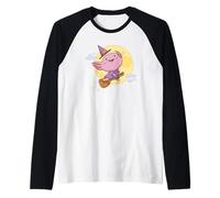 HEXALOTL - Divertente Meme Kawaii per Halloween, Motivo: Strega Axolotl Maglia con Maniche Raglan