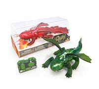 Hexbug - Drago telecomandato - Giocattolo ricaricabile per bambini - Figura di dinosauro robotico regolabile - I colori possono variare