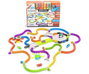 HEXBUG Flash Nano Zone - Set da gioco sensoriale colorato per bambini - Costruisci la tua zona - oltre 60 pezzi e batterie incluse