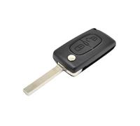 HEXEH Cover Guscio Chiave Custodia con Chiave A Conchiglia A 2 Pulsanti CE0523 CE0536 per 308 207 307 3008 5008 807 Cover Chiave Auto(1 UK)