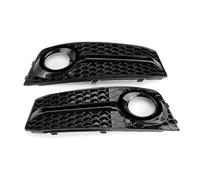 HEXEH Griglia Anteriore Coppia Griglie Fendinebbia per A4 B8 Standard 2009-2011 Auto Anteriore Bumpe Griglia Maglia Griglia A Nido d'Ape Fendinebbia Surround Copertura Griglia Fendinebbia(09)