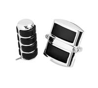 HEXEH Leve cambio moto Copertura Del Pedale Del Freno Della Leva Del Cambio Del Motociclo Cromato Per V-Star XVS 650 950 1100(1 Set)