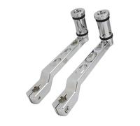 HEXEH Leve cambio moto Moto In Lega Alluminio Leva Cambio Pedale Cambio Per Touring FLHT FLHX FLTR FLHR 1988-2022 FL Per Softail 1986-2022(Chrome)