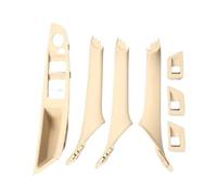 HEXEH Maniglie esterne per auto Copertura Del Pannello Della Maniglia Della Porta Interna Dell'auto Per BMW Serie 5 F10 F11 F18 2010-2016 51417225875 Maniglia per porta(Beige 1 set single)