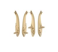 HEXEH Maniglie esterne per auto Maniglia Per Porta Interna Auto Trim Pull Maniglia Per Pannello Per F30 F31 F80 F32 F34 F82 Maniglie Per Porte Interne Set Per Serie 3 4 Maniglia per porta(Beige)
