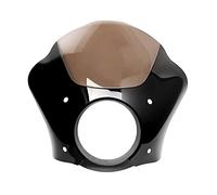 HEXEH Moto Parabrezza Moto 39 Millimetri Gauntlet Cupolino Parabrezza Maschera Kit per Sportster per Ferro per XL 883 1200 48 Regolabile Cupolino