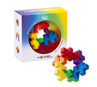 Plus Plus HEXEL Fidget Toy - Elastic 6-Piece Fidget Toys for Kids, Ideal Sensory