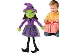 Hexen Doll - Statuetta decorativa per Halloween, bambola da strega raccapricciante | Creepy Witch Frequi, Spookhexen, decorazione da strega elastica ed elastica, decorazione da strega di Halloween