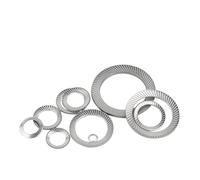 HEXHUASR 5/10/ 50 pezzi DIN9250 304 rondella di bloccaggio in acciaio inossidabile con stampa rondella di bloccaggio obliqua M2,5 M3 M4 M5 M6 M8 M10 M12 M14 M16 -M30(M10 (20pcs))