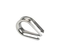 HEXHUASR 5-10 pezzi M1.5 M2 M3 a M10 304 Cavo in acciaio inossidabile Cavo metallico Manicotto protettivo Redanelli Rigging Anello a cuore di pollo Fissaggio(M2 10PCS)