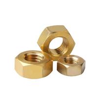 HEXHUASR Dado esagonale in ottone massiccio e rame for vite M2 M2.5 M3.5 M4 M5 M6 M8 M10 M12 M14 M16 M18 M20 M22 M24 con filettatura metrica DIN934(M22 x1pc)