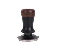 HEXHUASR Pressino for caffè in legno di noce da 51/53/58 mm - Pressino manuale a pressione costante, strumento barista professionale for bar di casa, C Tè e caffè(Thread bottom-51mm)
