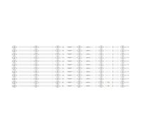 HEXHUASR Striscia di retroilluminazione a LED da 12 Pezzi for 100012588 100068378 30370006005 30370006006 LED70D06A-ZC66AG-07 10 LED70D06B-ZC66AG-07 10 03