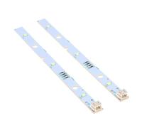 HEXHUASR Striscia LED for Barra Luminosa for congelatore 2 Pezzi for Luce LED for Frigorifero E349766 MDDZ-162A 1629348 DC12V 2W