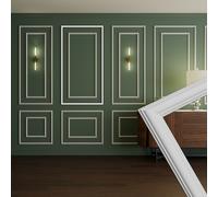 HEXIM Listelli in stucco Set di cornici da parete HDPS bianco varie dimension...