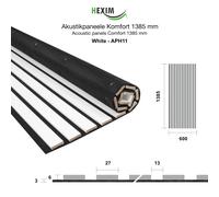 HEXIM Pannelli lamellari acustici 138,5x60cm Pannelli flessibili in MDF 12 pezzi