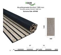 HEXIM Pannelli lamellari acustici 138,5x60cm Pannelli flessibili in MDF 12 pezzi