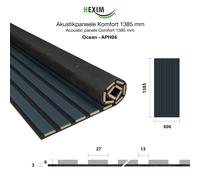 HEXIM Pannelli lamellari acustici 138,5x60cm Pannelli flessibili in MDF 4 pezzi