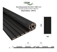 HEXIM Pannelli lamellari acustici 138,5x60cm Pannelli flessibili in MDF 6 pezzi