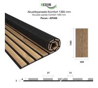 HEXIM Pannelli lamellari acustici 138,5x60cm Pannelli flessibili in MDF 8 pezzi