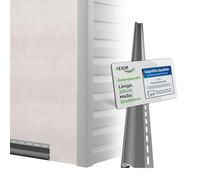 HEXIM Pannelli per facciate esterne, rivestimento resistenti agli agenti atmosferici e UV, profilato in PVC U