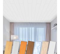 HEXIM pannelli per soffitto in XPS 100x16,7cm - rivestimento moderno del soffitto in plastica di polistirolo (2 metri quadrati P-08) pannelli per pareti adatti a stanze umide