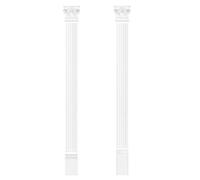 HEXIM Pilastro ca. 130x15mm - rilievo murale/decorazione a stucco in schiuma rigida PU, scelta di albero, capitale e base - Perfetto D1501 (albero da 2 metri D1501)