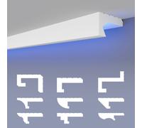 HEXIMO LED Profilo per giunti ombreggianti 10,2 m Set barra in stucco per ill...