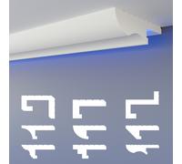 HEXIMO LED Profilo per giunti ombreggianti set da 1,7 m - Barra in stucco per...