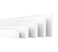 HEXIMO Profili piatti, XPS Styrofoam dry construction profili piatti per soffitti a parete profili terminali profili per soffitti in Styrofoam cornici per soffitti (30,8 metri HFL 1)