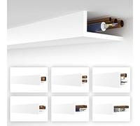 HEXIMO, profilo angolare bianco, 1,7 metri, profili di copertura XPS per tubi di riscaldamento, profilo a L, copritubi, profilo angolare, modello: HRA-5-68 x 200 mm (30,6 metri / 18 pezzi)